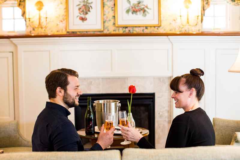 couple at white gull inn