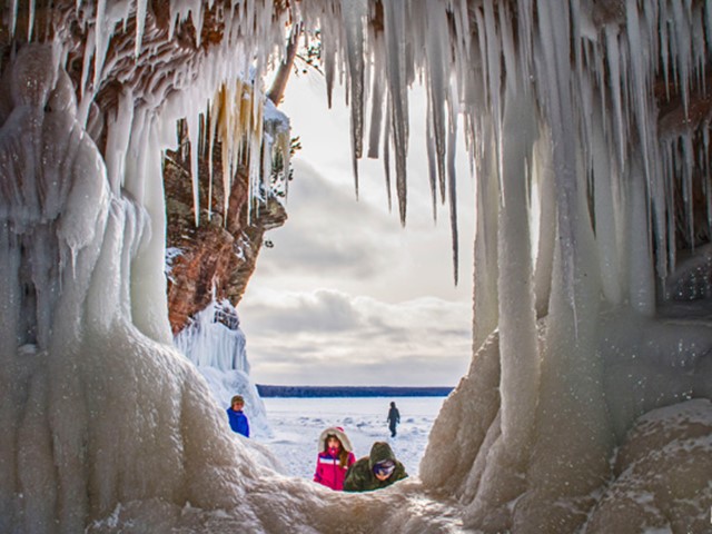 Explore The Ice Caves at Wisconsin's Apostle Islands