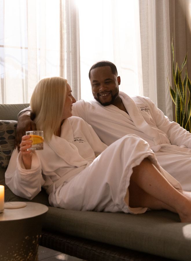Couple Enjoys Spa Day At Lodge Kohler In Green Bay
