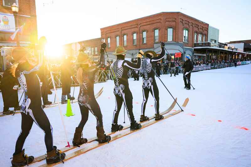 cross country skiers