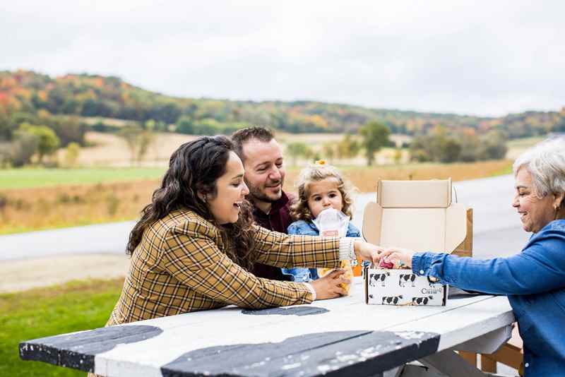 family at carr valley cheese